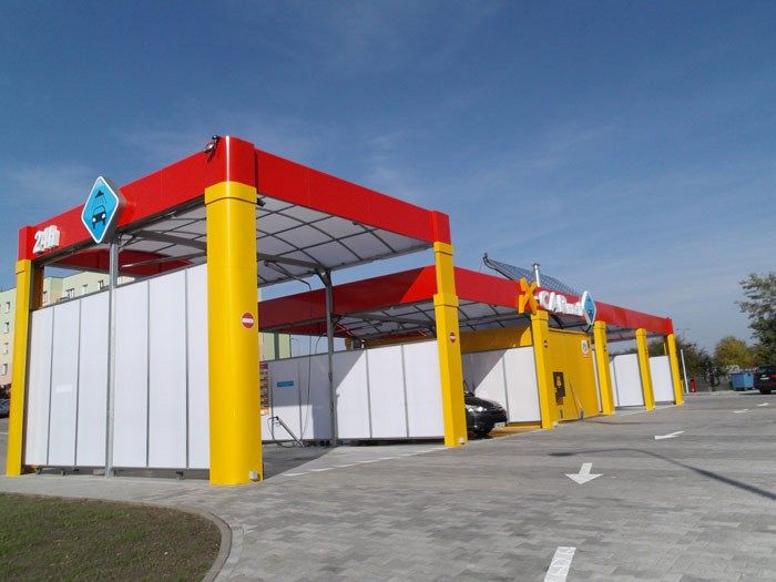 Obiekty sportowe, stacje, myjnie